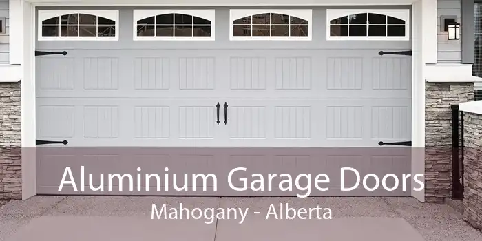 Aluminium Garage Doors Mahogany - Alberta