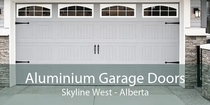 Aluminium Garage Doors Skyline West - Alberta