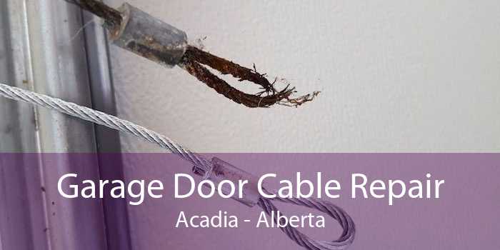 Garage Door Cable Repair Acadia - Alberta