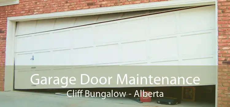 Garage Door Maintenance Cliff Bungalow - Alberta
