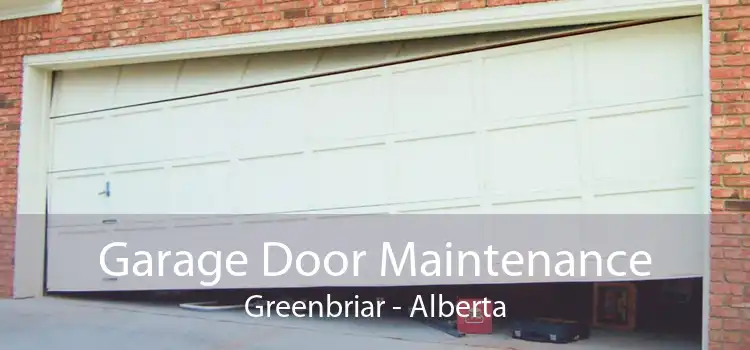 Garage Door Maintenance Greenbriar - Alberta