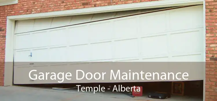 Garage Door Maintenance Temple - Alberta