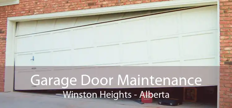 Garage Door Maintenance Winston Heights - Alberta