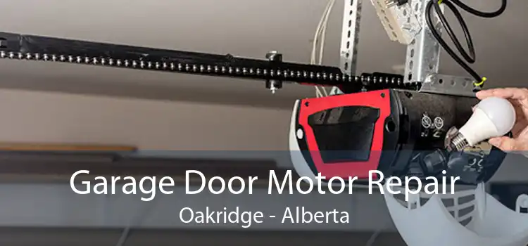 Garage Door Motor Repair Oakridge - Alberta