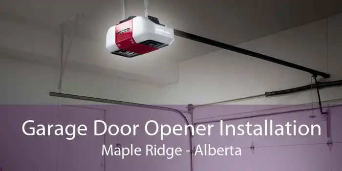 Garage Door Opener Installation Maple Ridge - Alberta