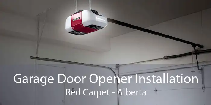 Garage Door Opener Installation Red Carpet - Alberta