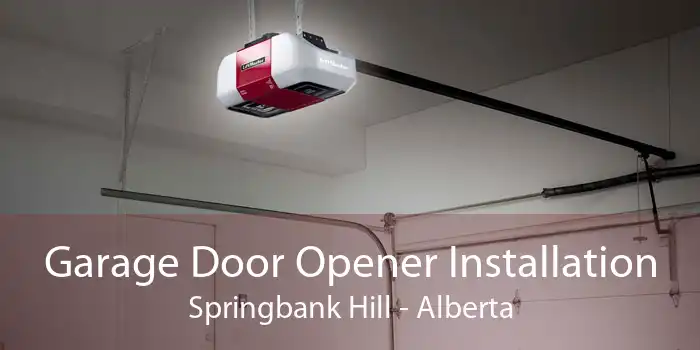 Garage Door Opener Installation Springbank Hill - Alberta
