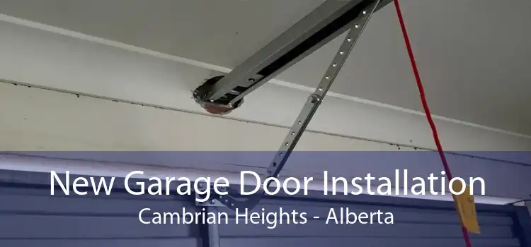 New Garage Door Installation Cambrian Heights - Alberta