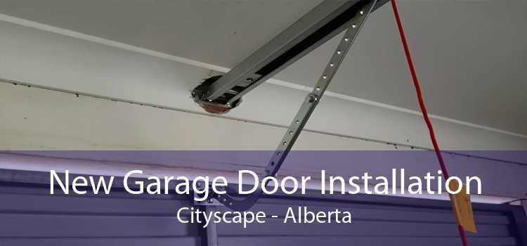 New Garage Door Installation Cityscape - Alberta