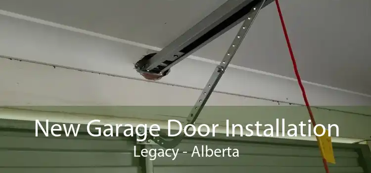 New Garage Door Installation Legacy - Alberta