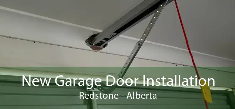 New Garage Door Installation Redstone - Alberta