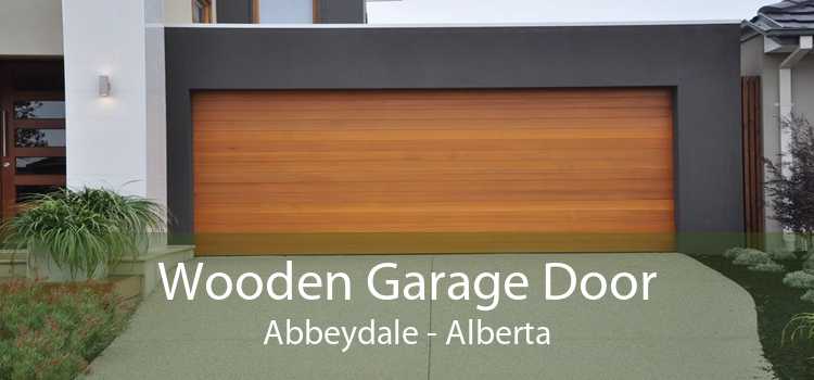 Wooden Garage Door Abbeydale - Alberta