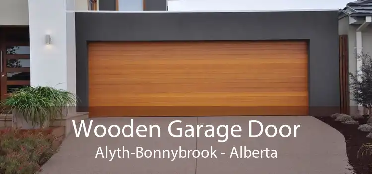 Wooden Garage Door Alyth-Bonnybrook - Alberta
