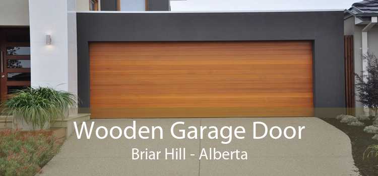 Wooden Garage Door Briar Hill - Alberta