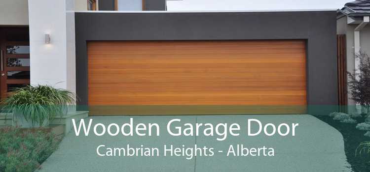 Wooden Garage Door Cambrian Heights - Alberta