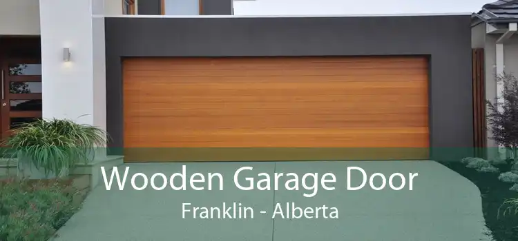 Wooden Garage Door Franklin - Alberta