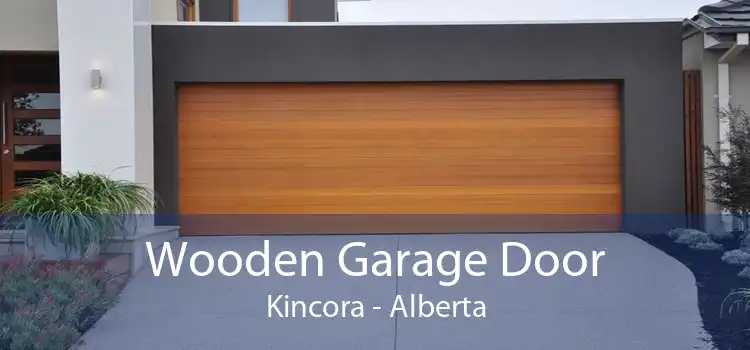 Wooden Garage Door Kincora - Alberta