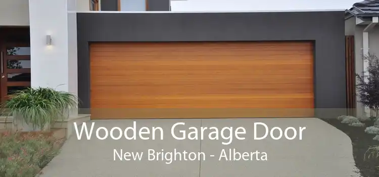 Wooden Garage Door New Brighton - Alberta