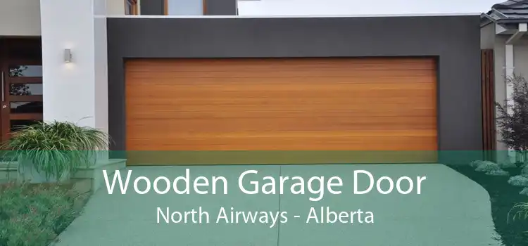 Wooden Garage Door North Airways - Alberta