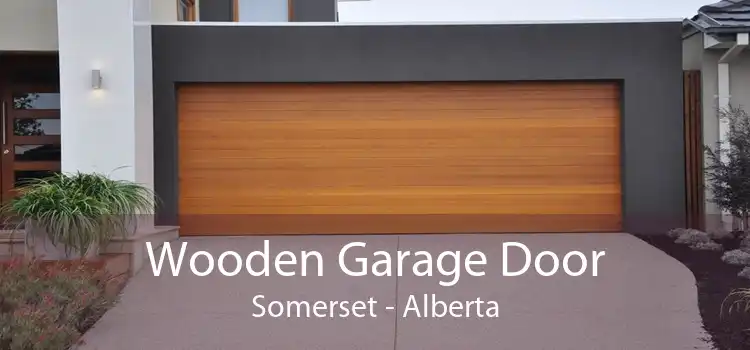 Wooden Garage Door Somerset - Alberta