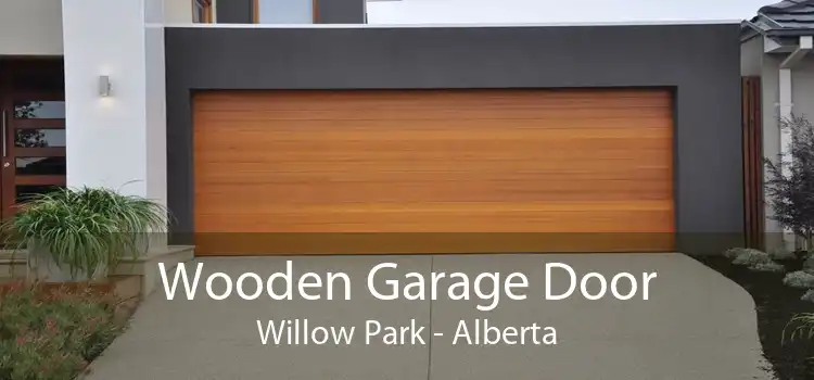 Wooden Garage Door Willow Park - Alberta