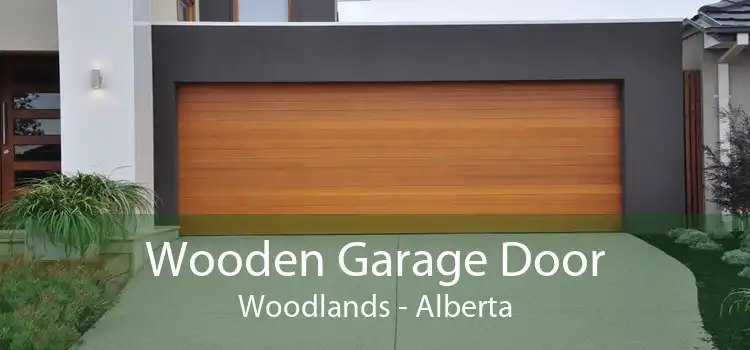 Wooden Garage Door Woodlands - Alberta