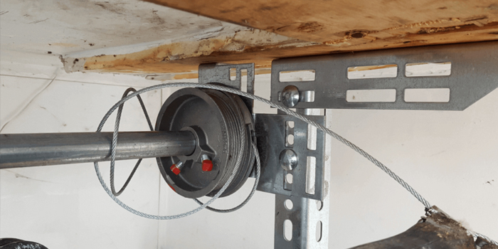Black Diamond fix garage door cable